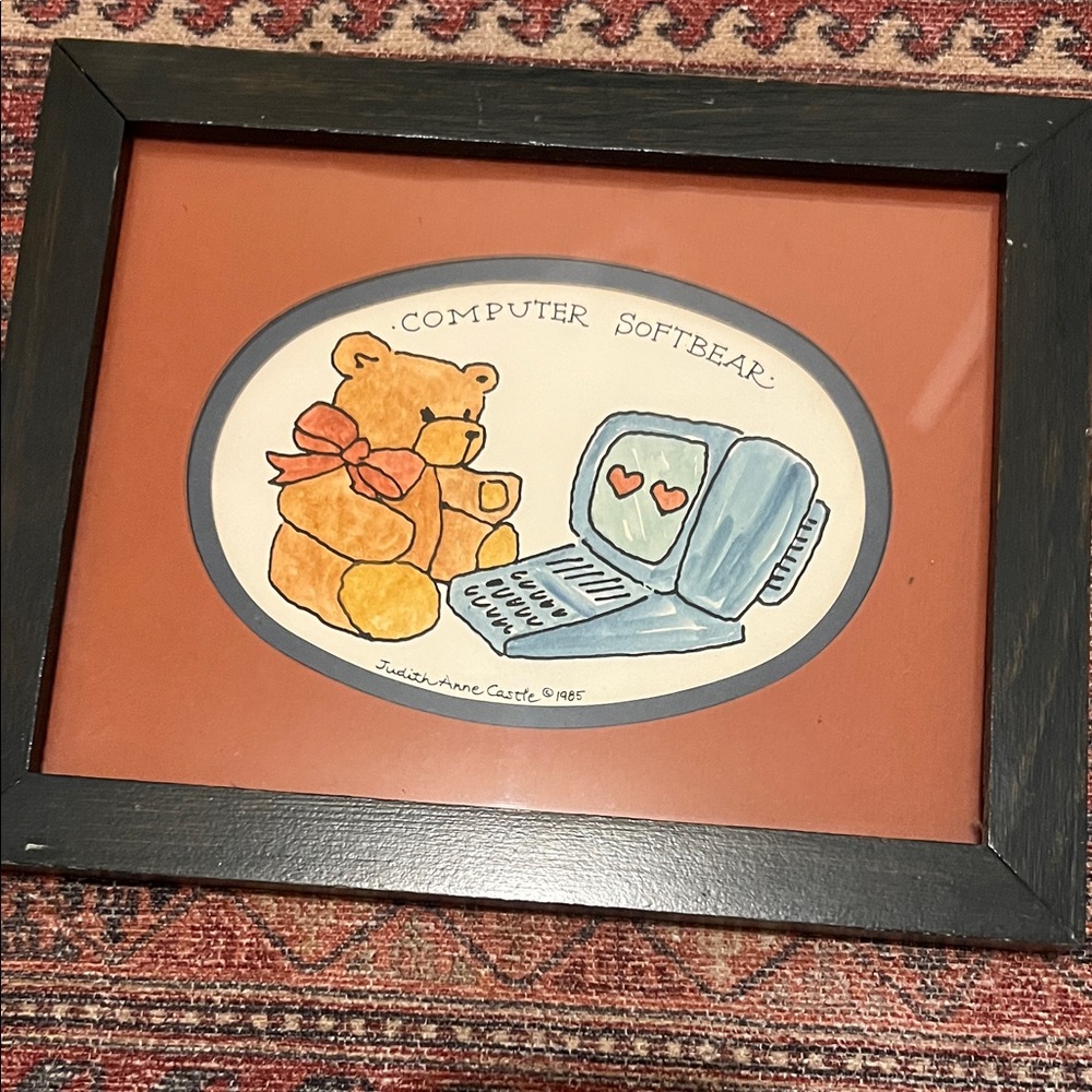 Judith Anne Castle 'Computer Softbear' Art
